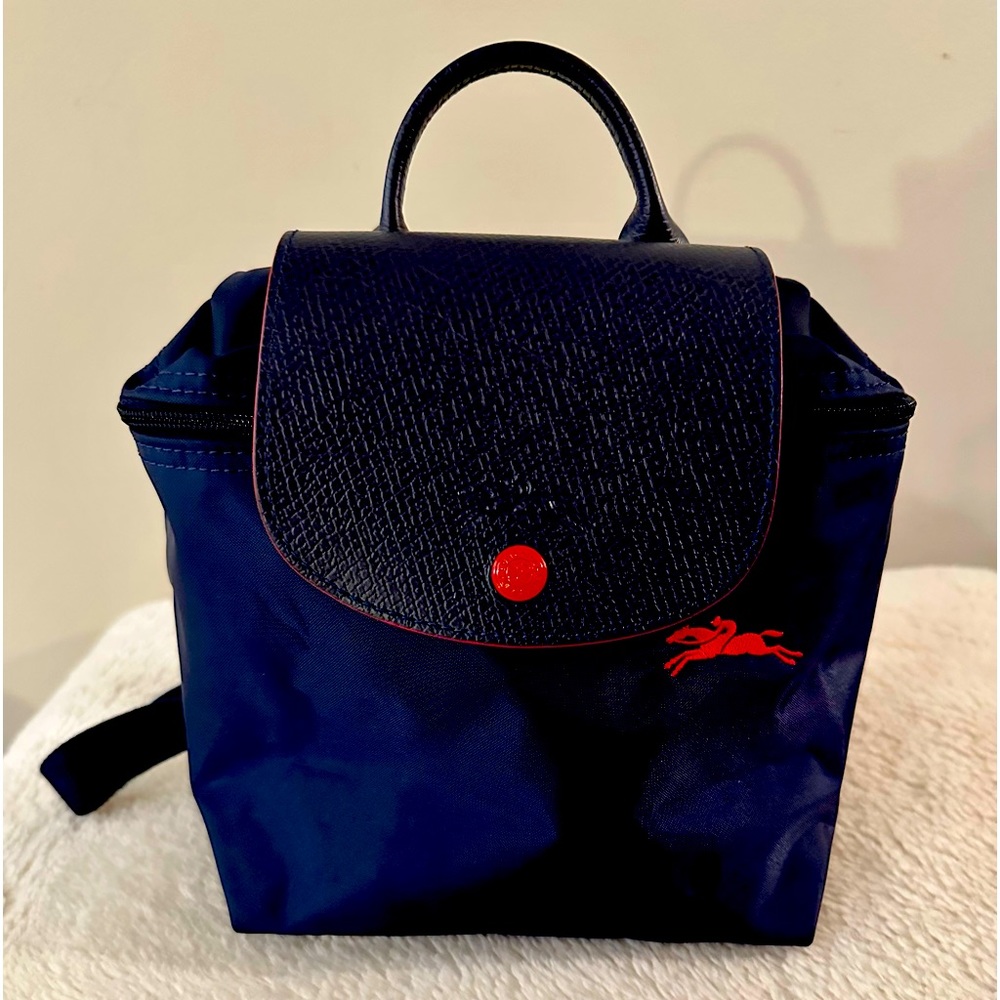 LONGCHAMP Mini Le Pliage Backpack, Navy